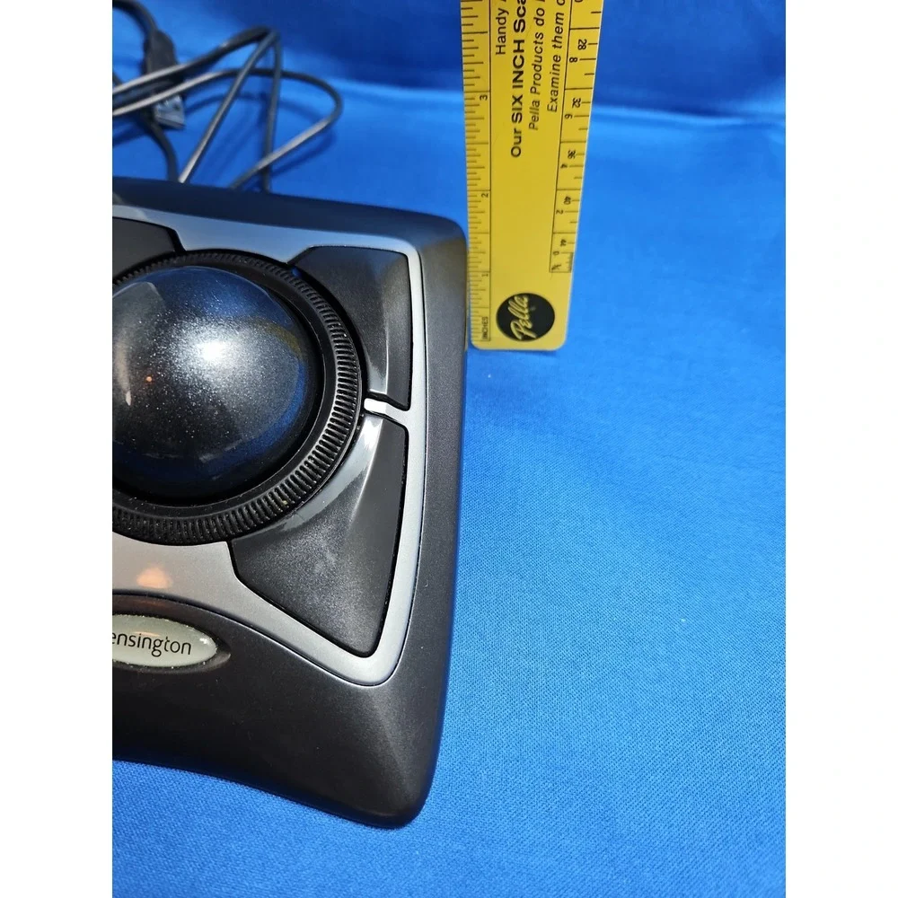 Kensington Expert Mouse Trackball K64325 Wired USB 4-Button Scroll Ring Tested